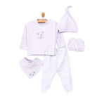 Bebbek Baby Girl 5 Pcs Newborn Gift Starter Set - Snow Melange - ebebek - Black Friday