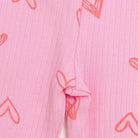 HelloBaby Girl Heart Patterned Flare Leggings - Pink - ebebek - Black Friday