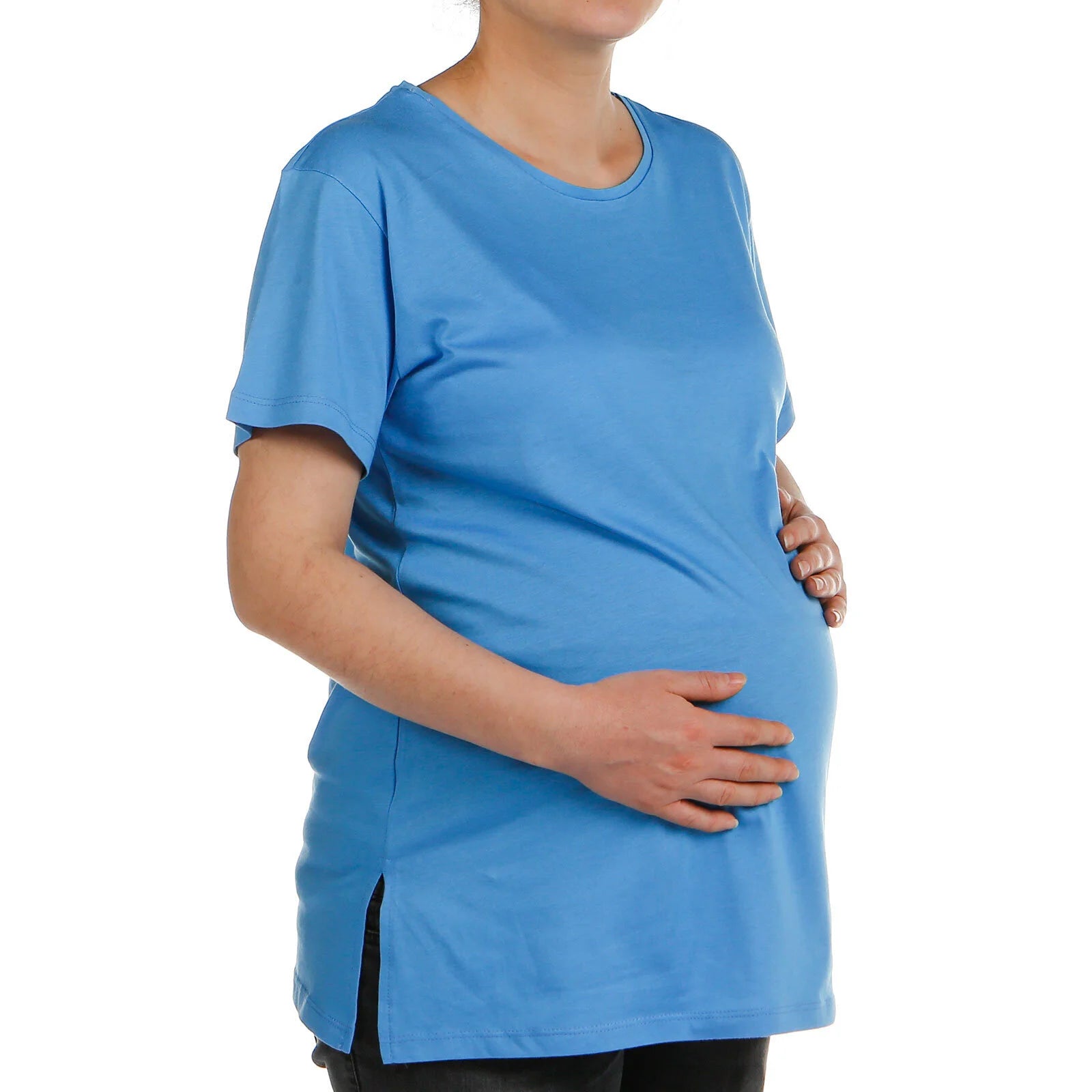baby mom Maternity Tshirt - Light Blue - ebebek - Black Friday