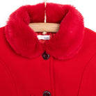 Baby Rose Girl Coat - Red - ebebek - Black Friday