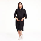 baby mom Muslin Maternity Dress - Black - ebebek - Black Friday