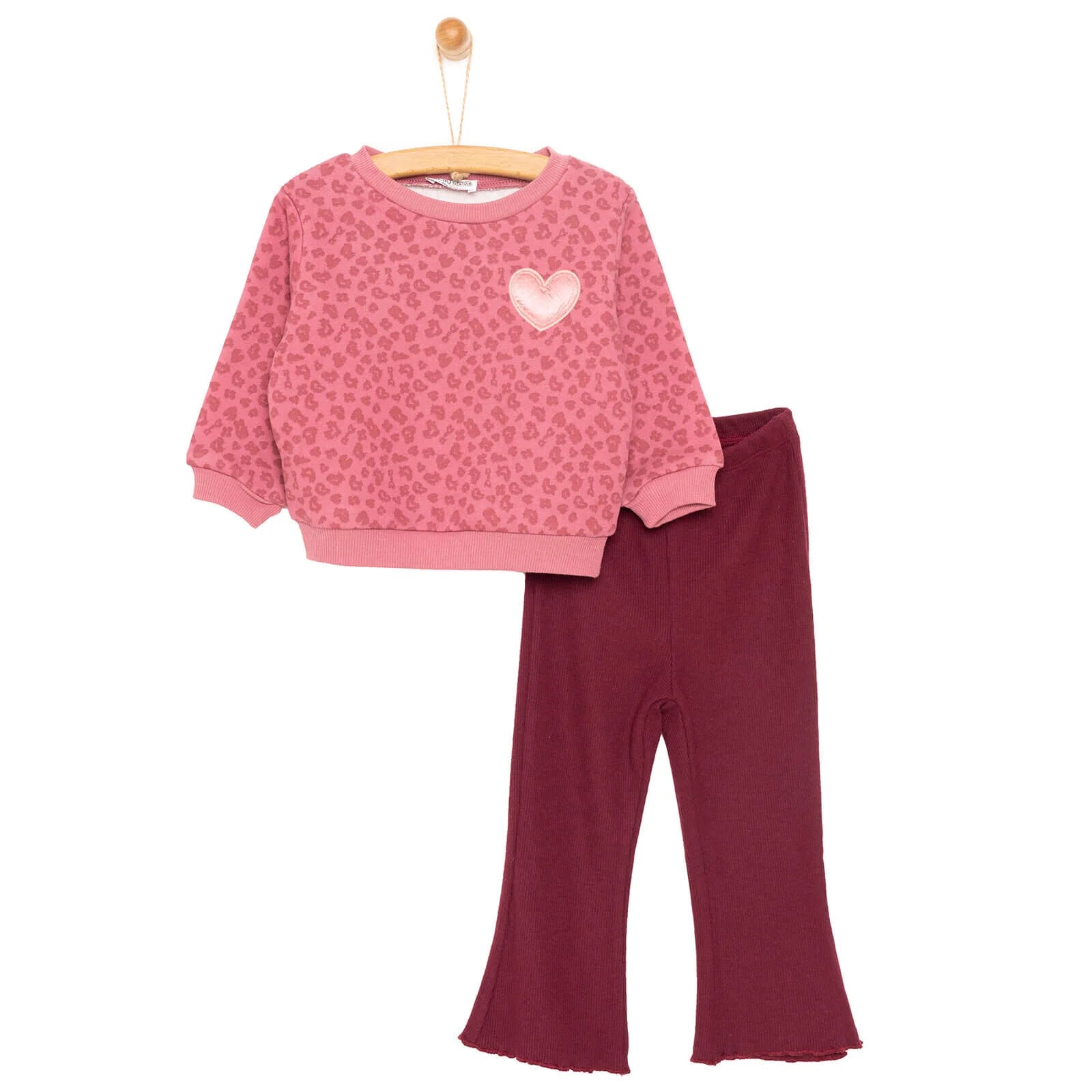 HelloBaby Baby Girl Sweatshirt Legging 2 pcs - Purple - ebebek - Black Friday