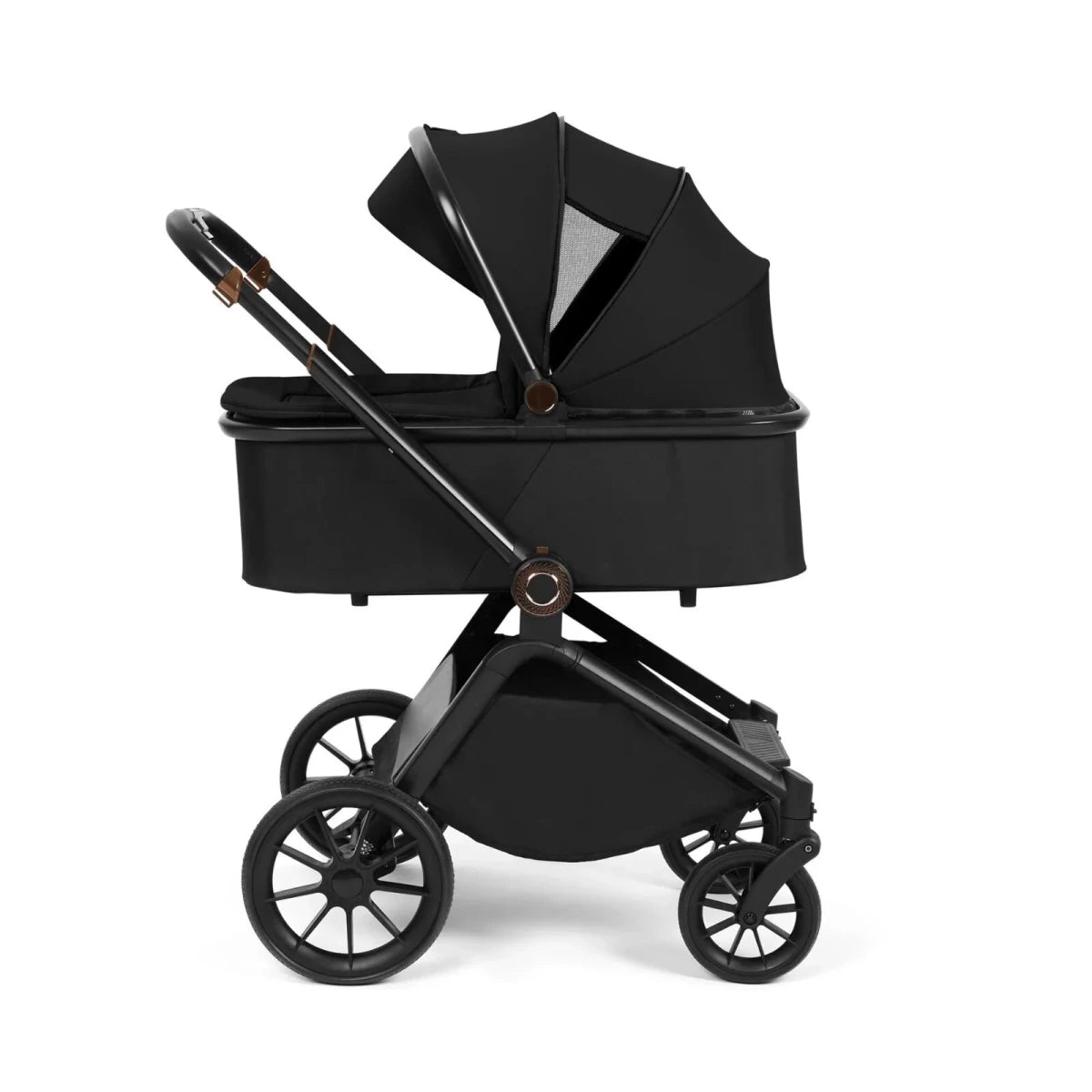Ickle Bubba Altima Pram 9 pcs - Black Black - ebebek
