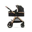 Kinderkraft Esme 3 - in - 1 Travel System with Mink Pro Car Seat - Pure Black Pure Black - ebebek - Christmas