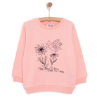 HelloBaby Baby Girl Flower Printed Sweatshirt - Pink - ebebek - Black Friday