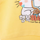 HelloBaby Basic Low Raised Cat Printed Sweatshirt - Light Yellow - ebebek - Black Friday