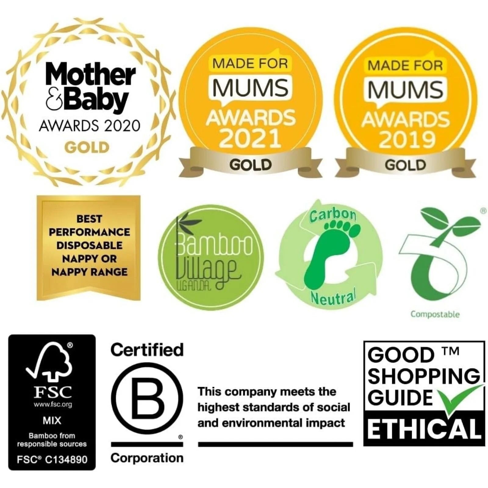 Mama Bamboo Sustainable Bamboo Size 4 - 26 nappies - ebebek - Black Friday