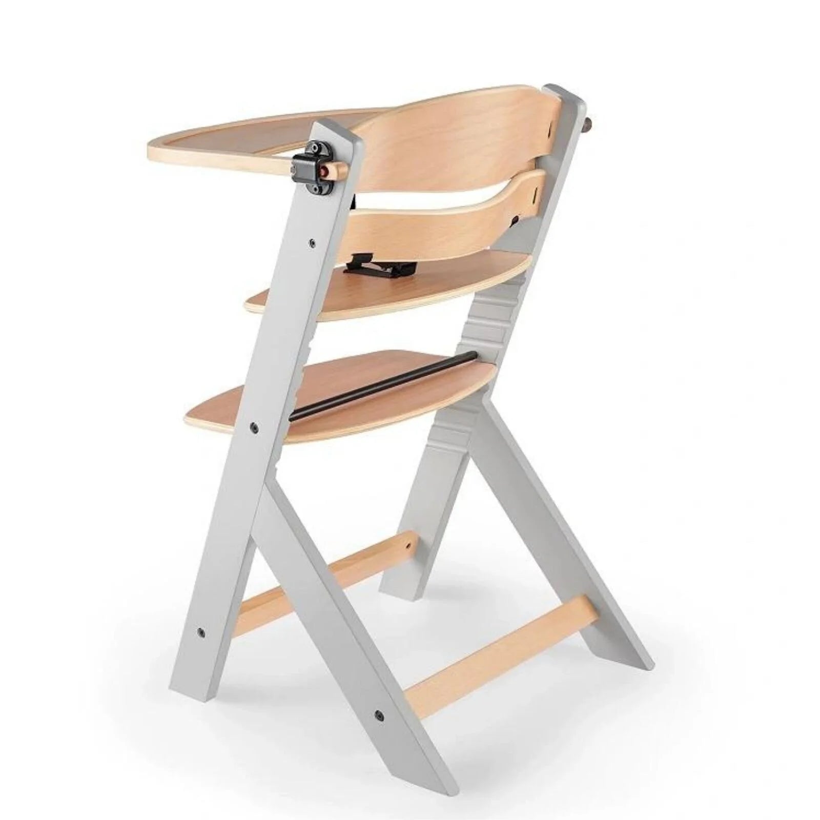 Outlet - Kinderkraft Enock Wooden Highchair - Wooden Grey - ebebek - Black Friday
