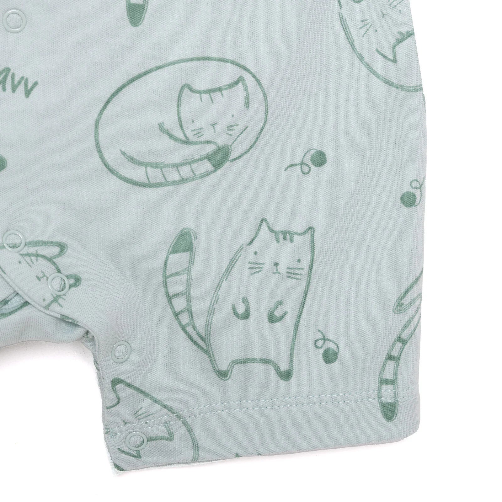 Bebetto Newborn Short Overalls - Green - ebebek - Black Friday