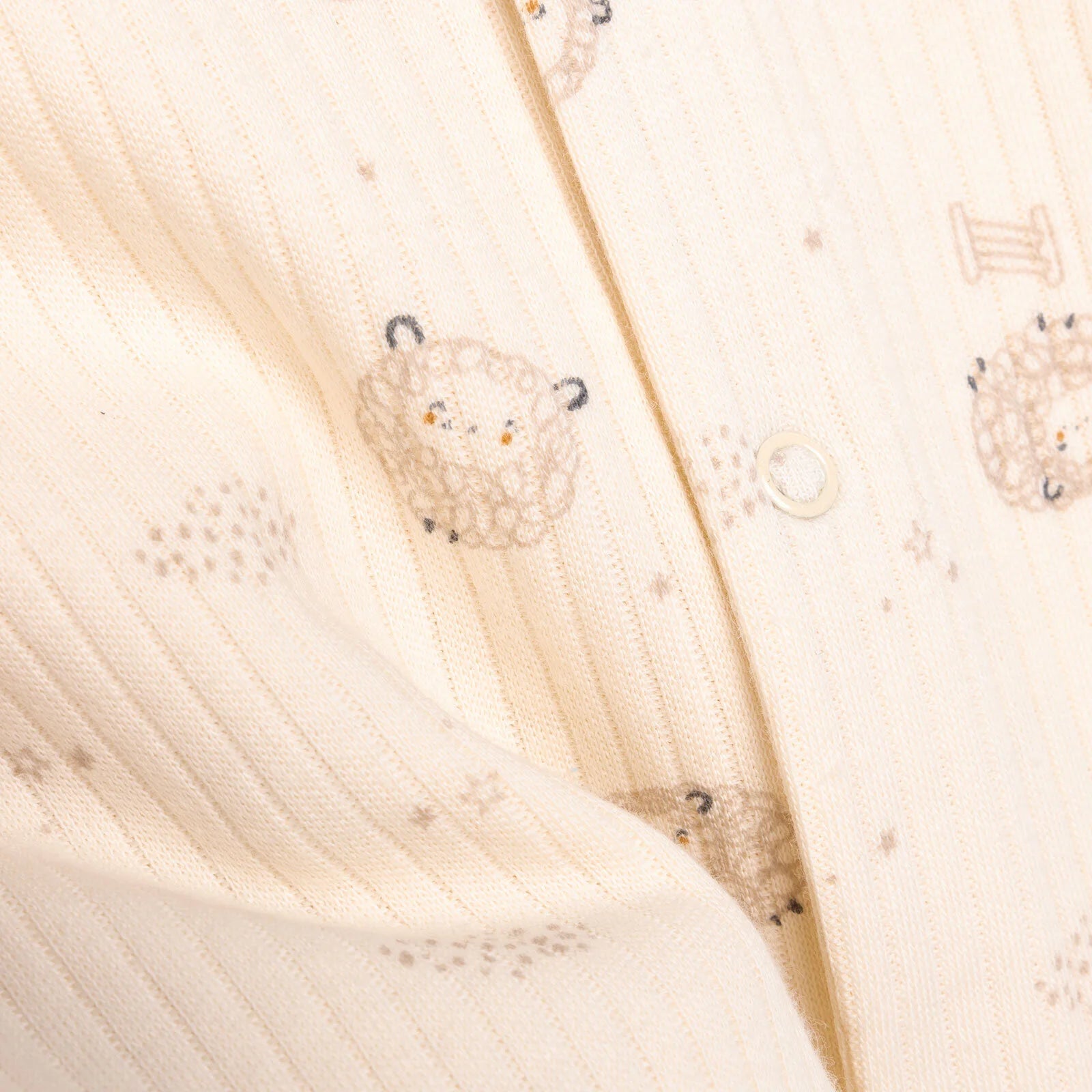 Bebetto Newborn Baby Girl Body - Footed Jumpsuit - Hat - Ecru - ebebek - Black Friday