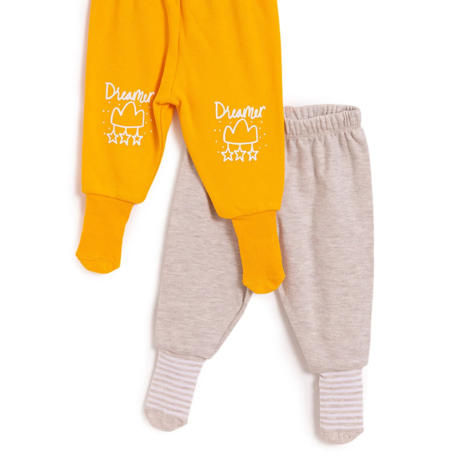 HelloBaby 2 - Pack Joggers with socks - Dark Yellow - ebebek - Black Friday