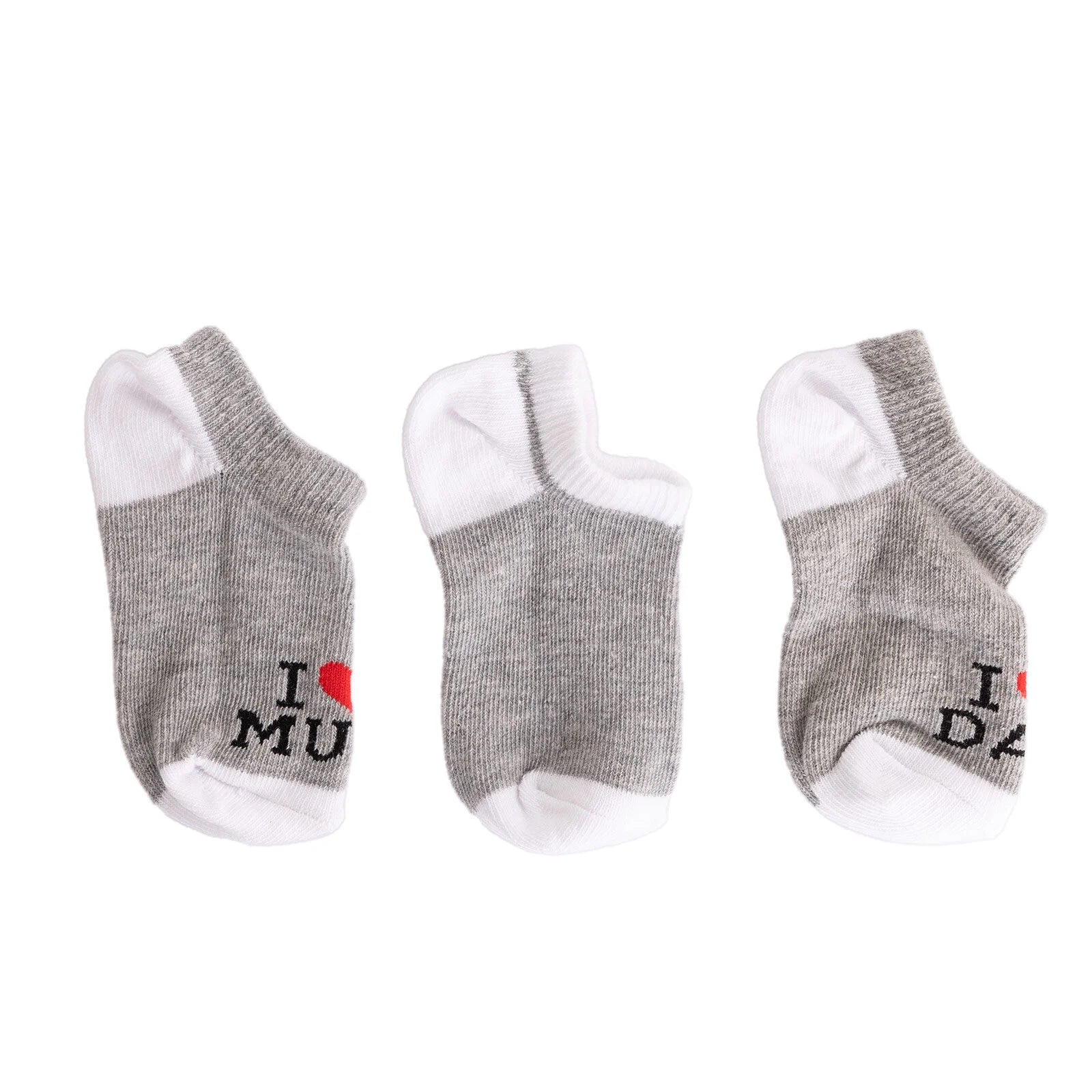 HelloBaby Unisex Pack of 3 Socks - Grey - ebebek - Black Friday