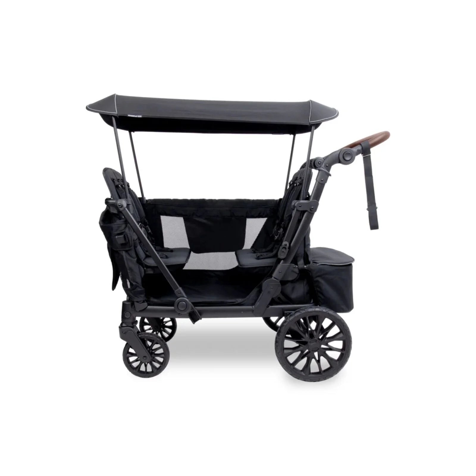 Wonderfold L4 Quad Stroller Wagon - Black - ebebek - Black Friday