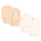 Bebetto Organic Colorful Birds Girl Mitten - Salmon - ebebek - Black Friday