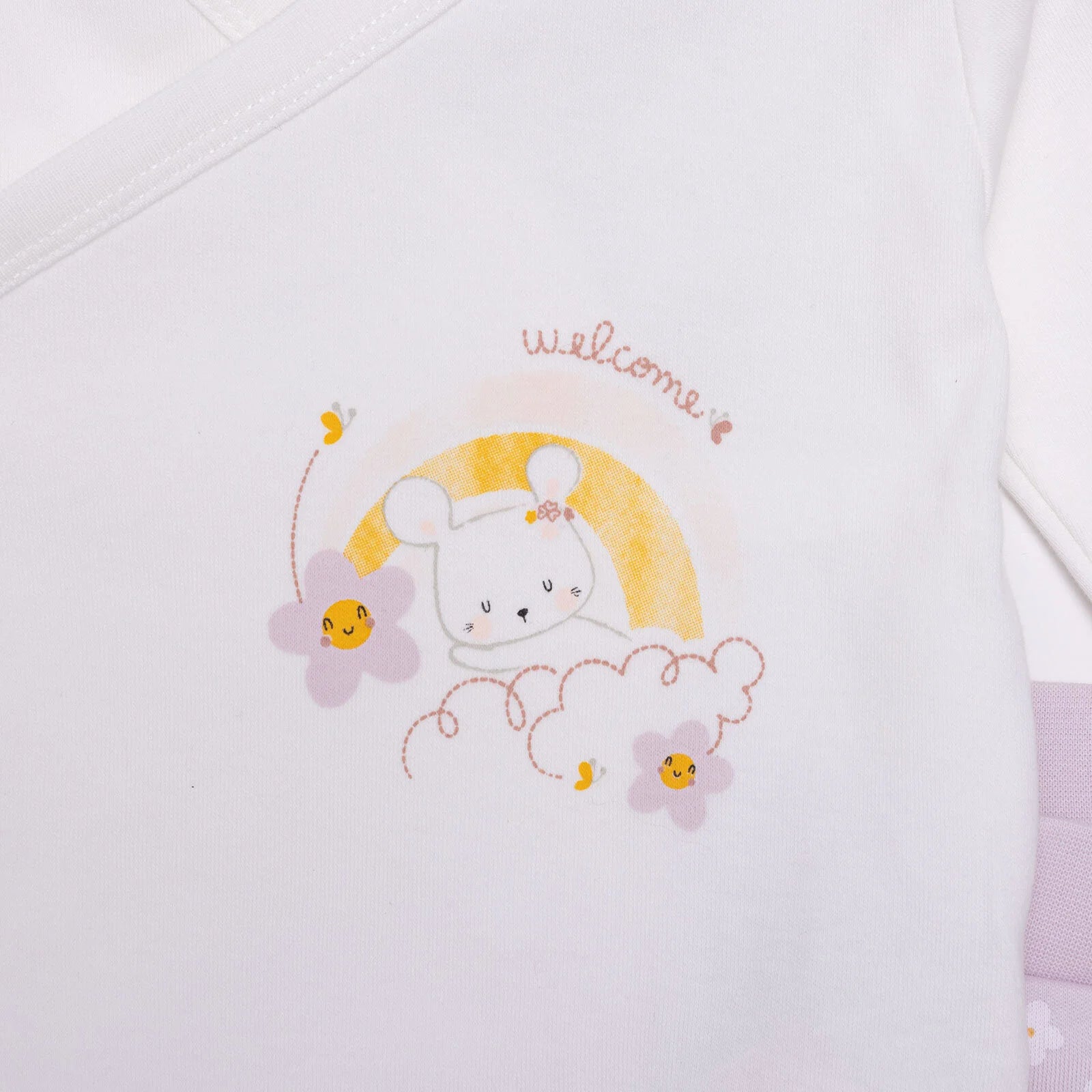 HelloBaby Top - Hat - Footed Bottom - Purple - ebebek - Black Friday