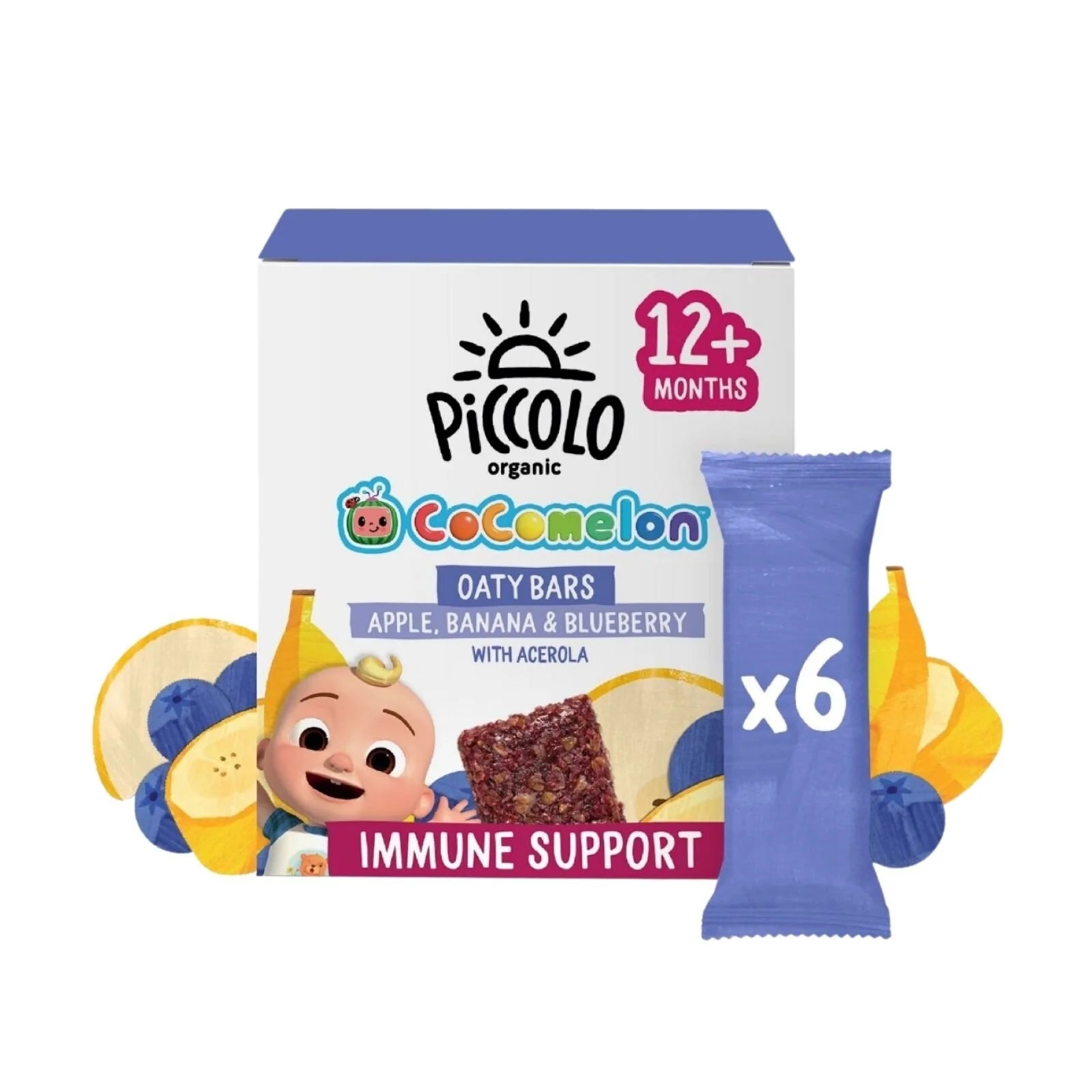Piccolo Organic Apple Banana Blueberry Oaty Bar 12+ months 138g
