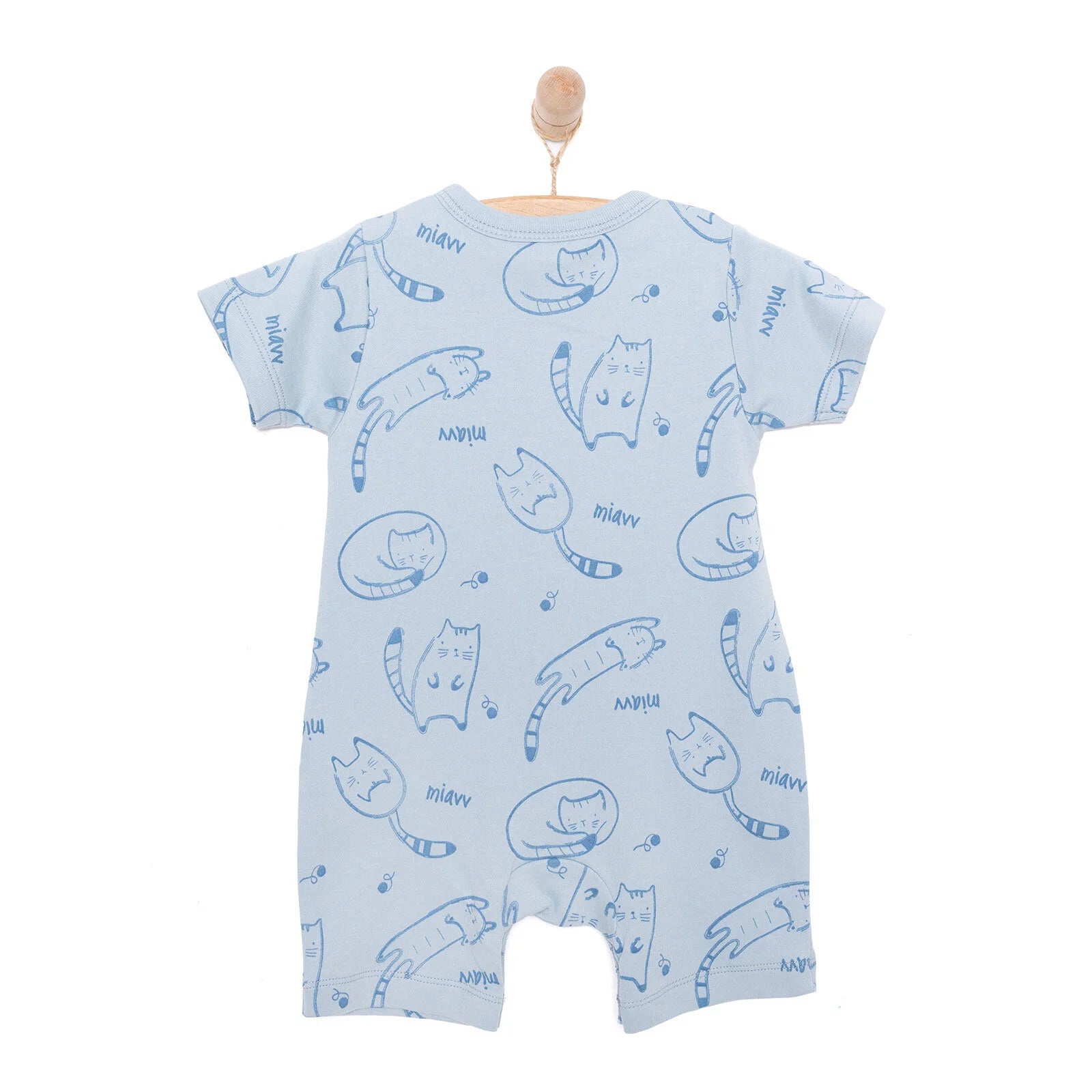 Bebetto Newborn Short Overalls - Indigo - ebebek - Black Friday