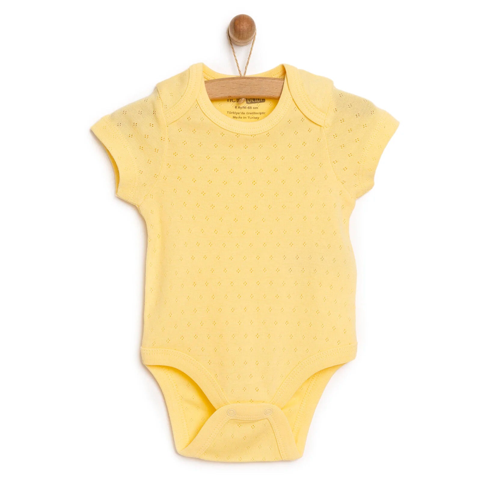 HelloBaby Baby Girl Short Sleeve Body - Yellow - ebebek - Black Friday