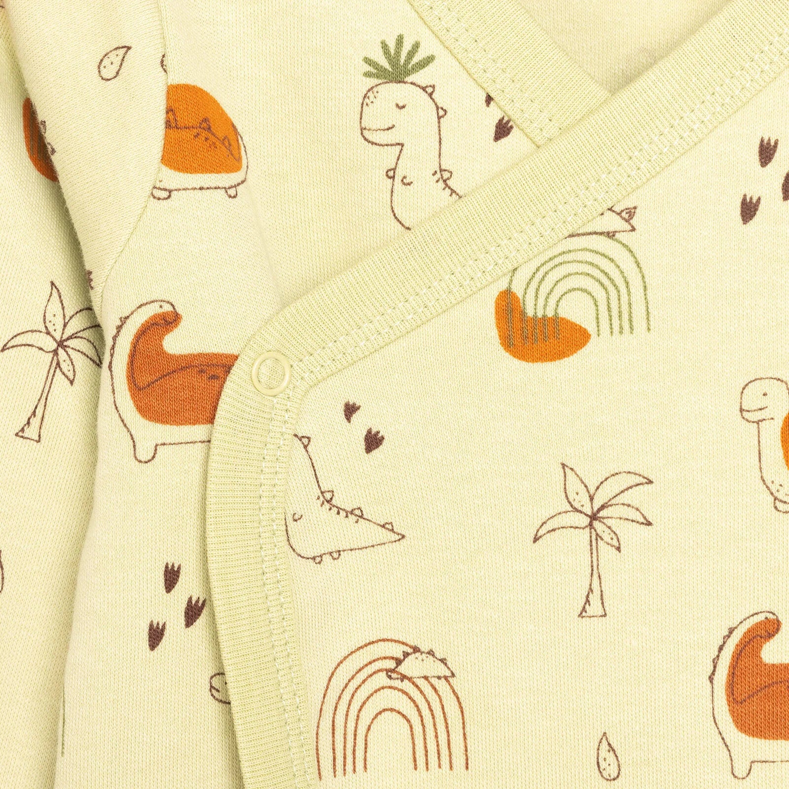 HelloBaby Newborn Baby Boy Body - Footed Jumpsuit - Green - ebebek - Black Friday