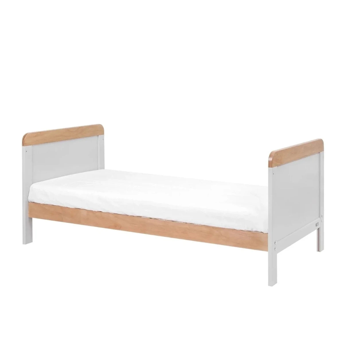 Tutti Bambini Rio Cot Bed with Cot Top Changer & Mattress - Dove Grey/Honey Oak Dove Grey/Honey Oak - ebebek