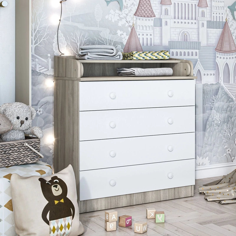 Pembrey Changing Unit & Chest Ash Grey &