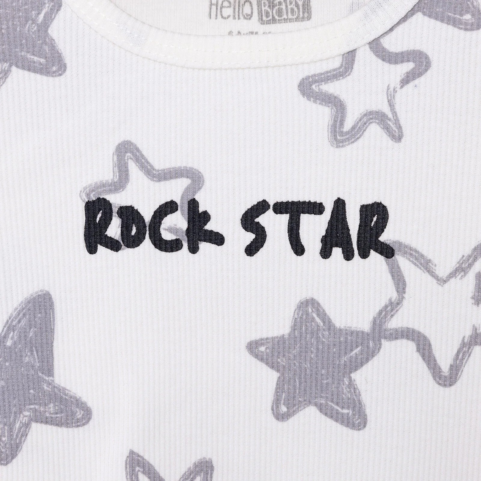 HelloBaby Boy Long Sleeve Pyjamas Set - Ecru - ebebek - Black Friday