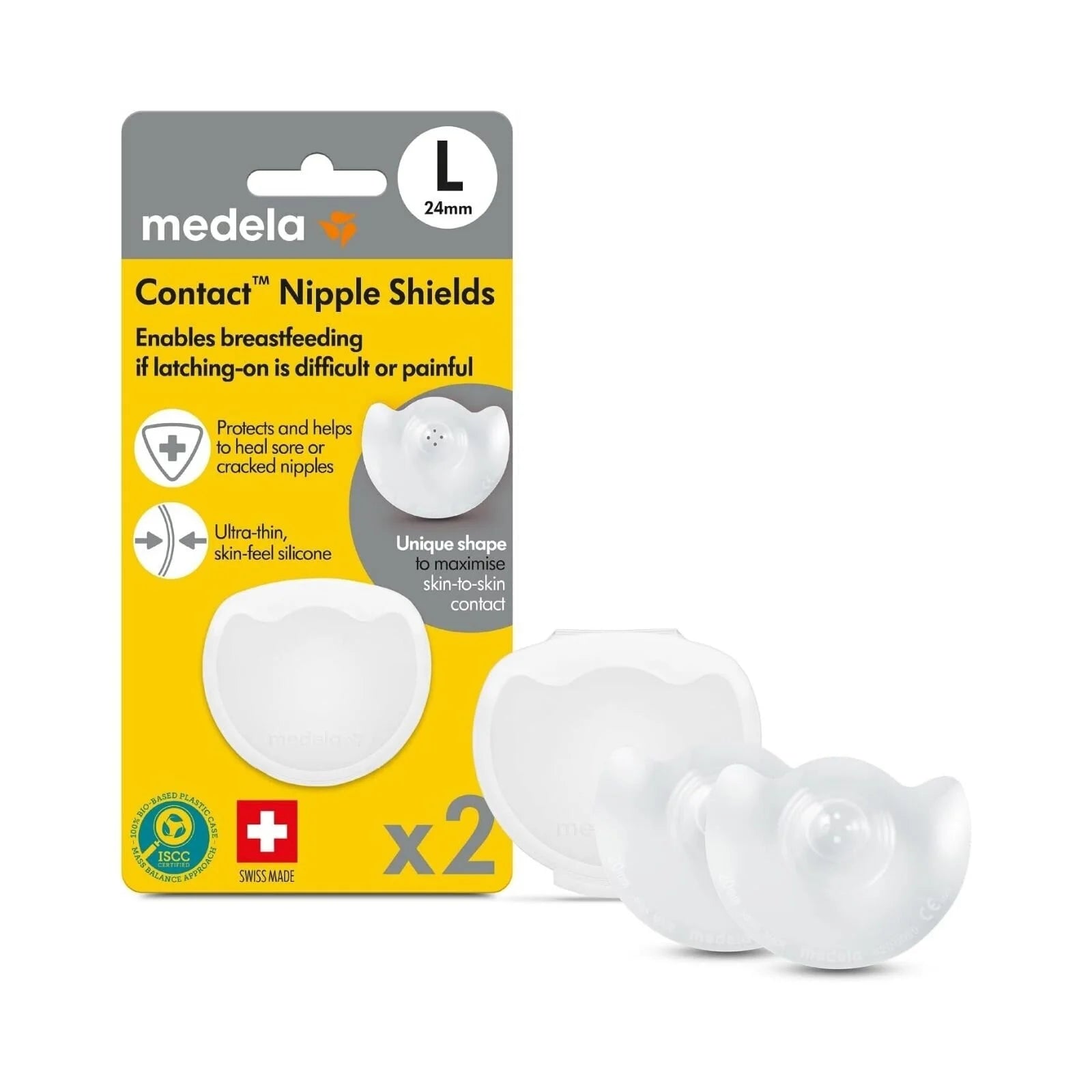 Medela - Contact Nipple Shields (L) with Case (2 pack) - ebebek - Christmas
