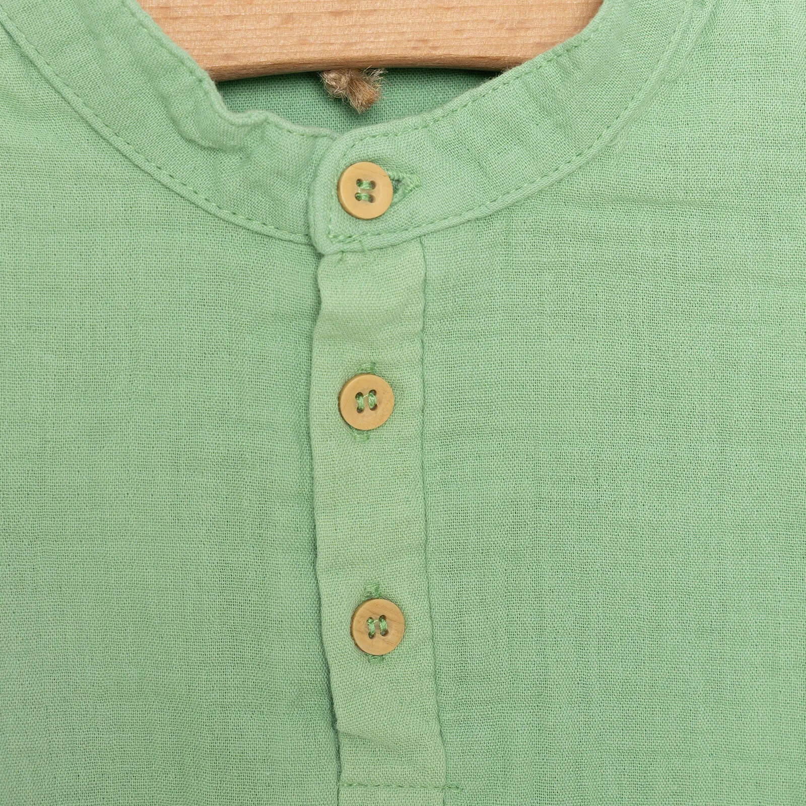 HelloBaby Baby Boy Shirt Body - Green - ebebek - Black Friday