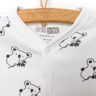 HelloBaby Footed Jumpsuit with Hat - Black - ebebek - Black Friday