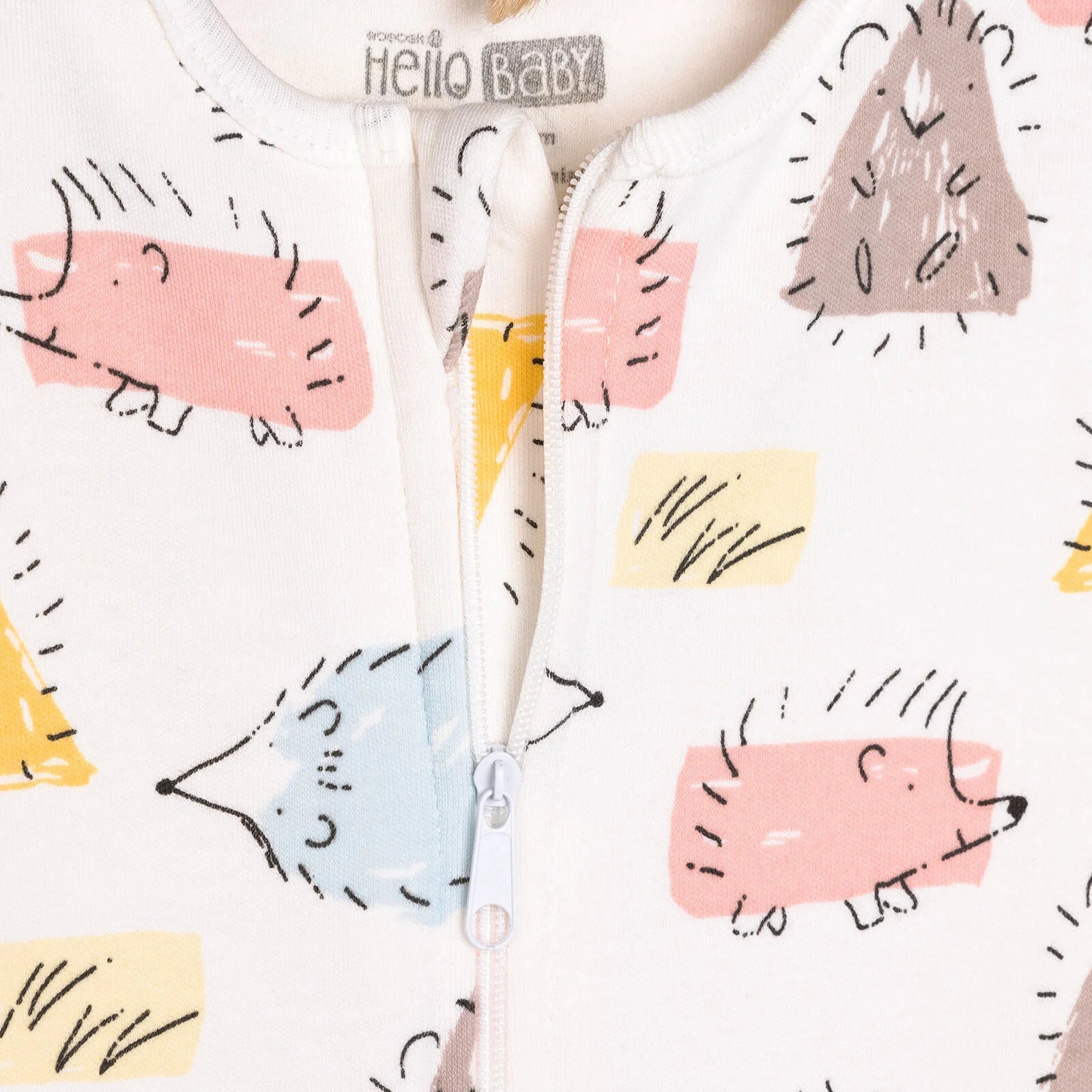 HelloBaby Newborn Unisex Footed Jumpsuit - Ecru - ebebek - Black Friday