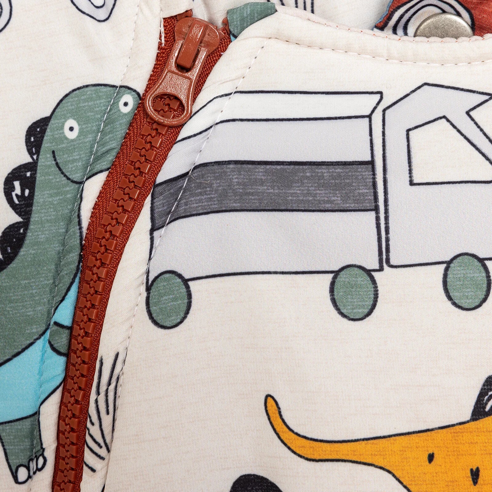 Midimod Basic Boy Dino Printed Snowsuit - Printed - ebebek - Black Friday