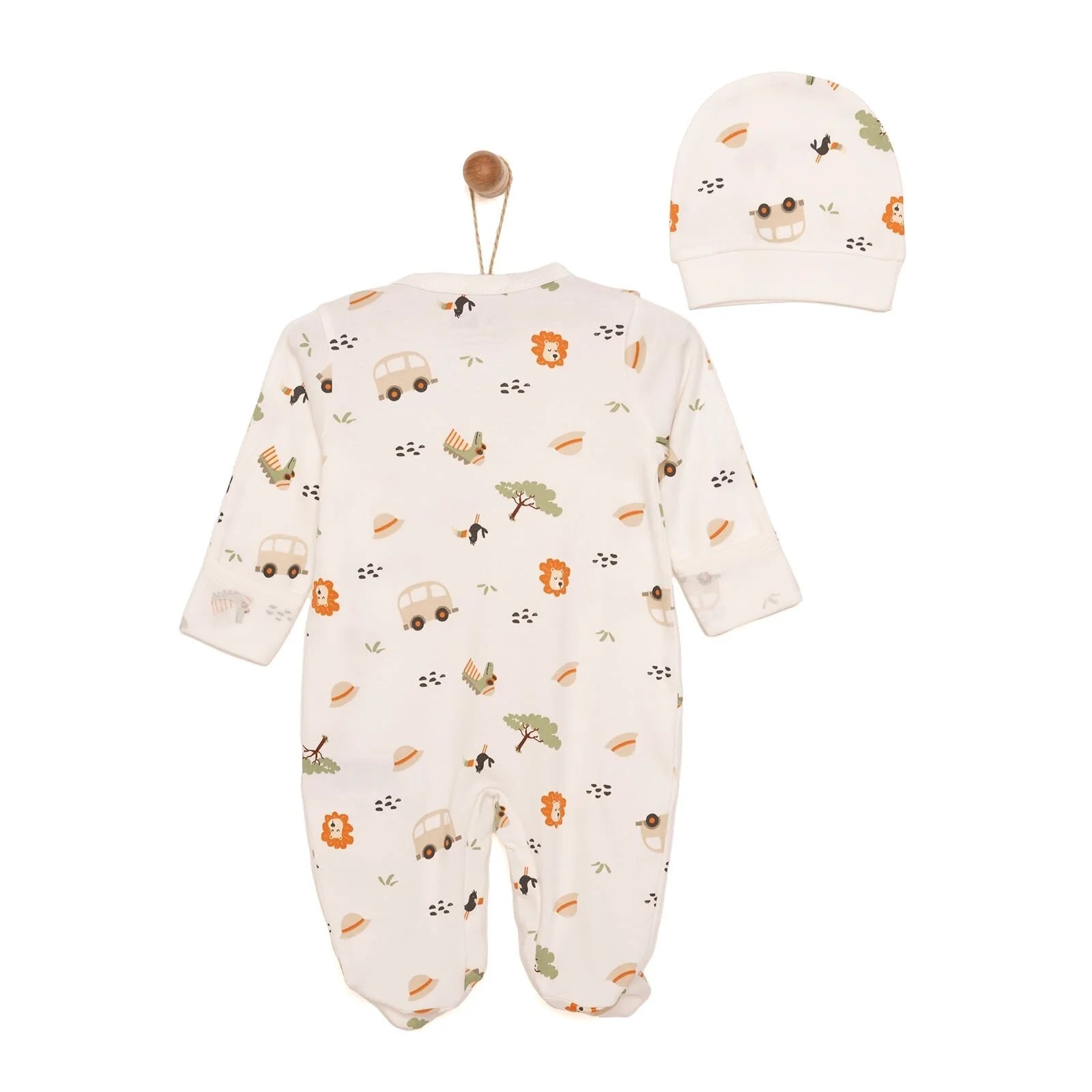 HelloBaby Newborn Boy Jumpsuit - Hat - ebebek - Black Friday