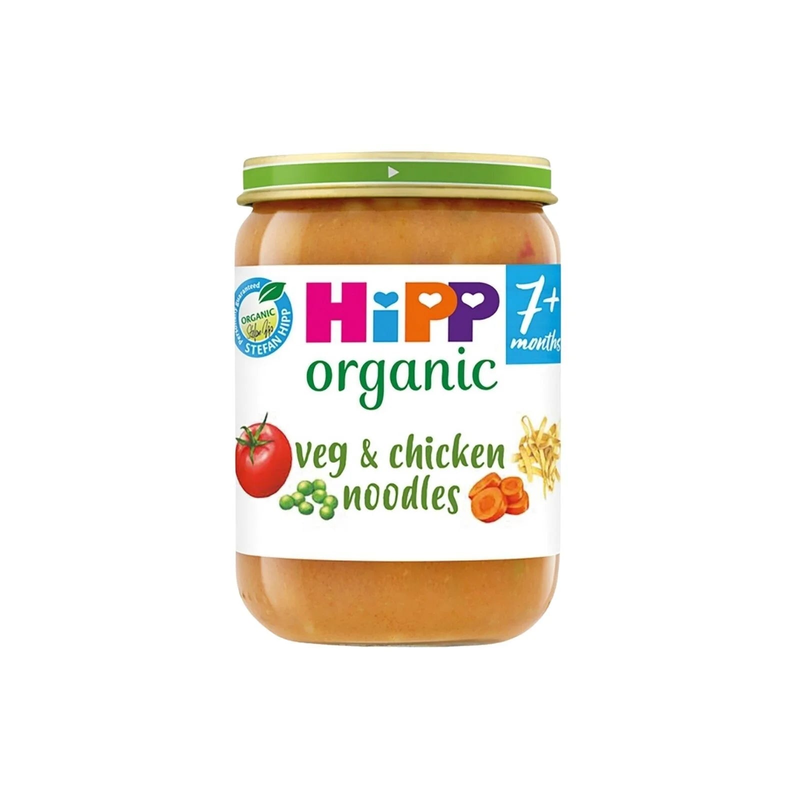 HiPP Organic Vegetables & Chicken Noodles Baby Food Jar 7+ months 190g - ebebek - Black Friday
