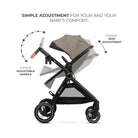 Kinderkraft Esme 3 - in - 1 Travel System with Mink Pro Car Seat - Sand Beige Sand Beige - ebebek - Christmas