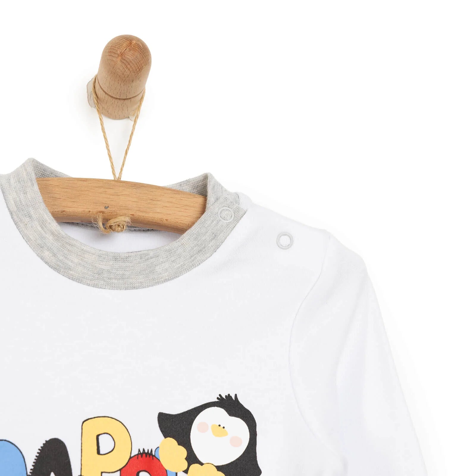 HelloBaby Baby Boy Pyjamas Set - White - ebebek - Black Friday