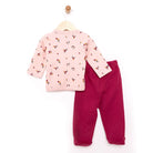 HelloBaby Girl Wrapover Top - Footed Bottom - Pink - ebebek - Black Friday