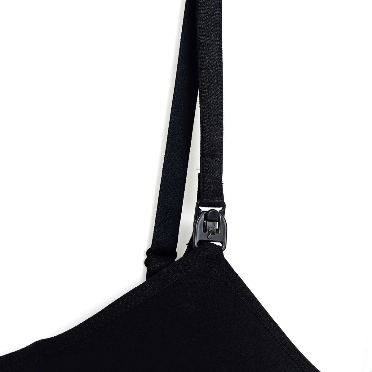 Baby Mom Mother Nursing Vest Decorative Collar Sleeveless - Black Black - ebebek