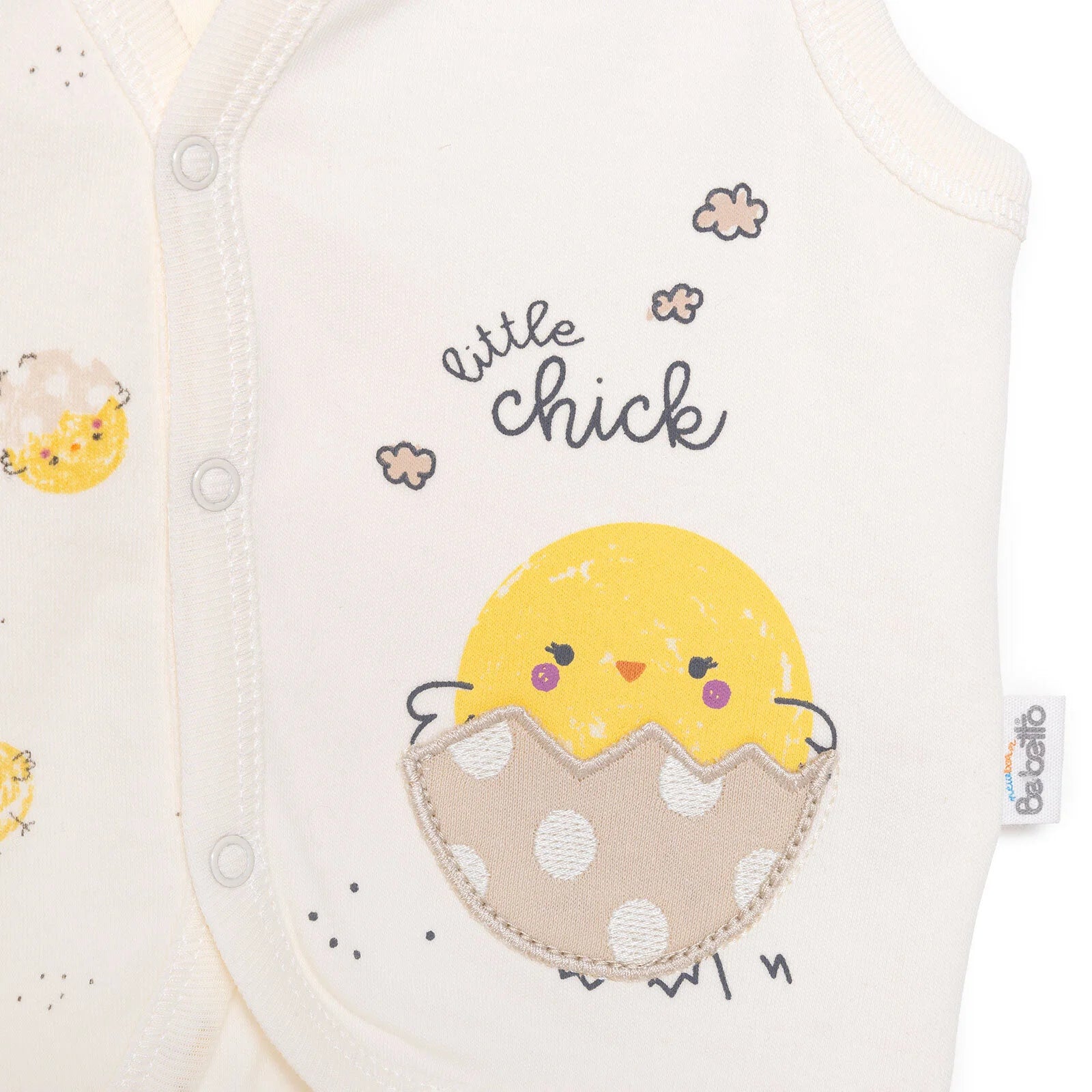 Bebetto Chıck Chıck Unisex Vest - Ecru - ebebek - Black Friday