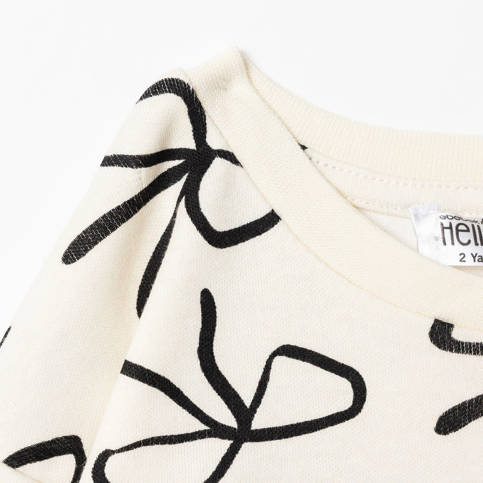 HelloBaby Jogging Set - Ecru Printed - ebebek - Black Friday