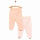 HelloBaby Girl 2 Piece Footed Bottom - Salmon - ebebek - Black Friday