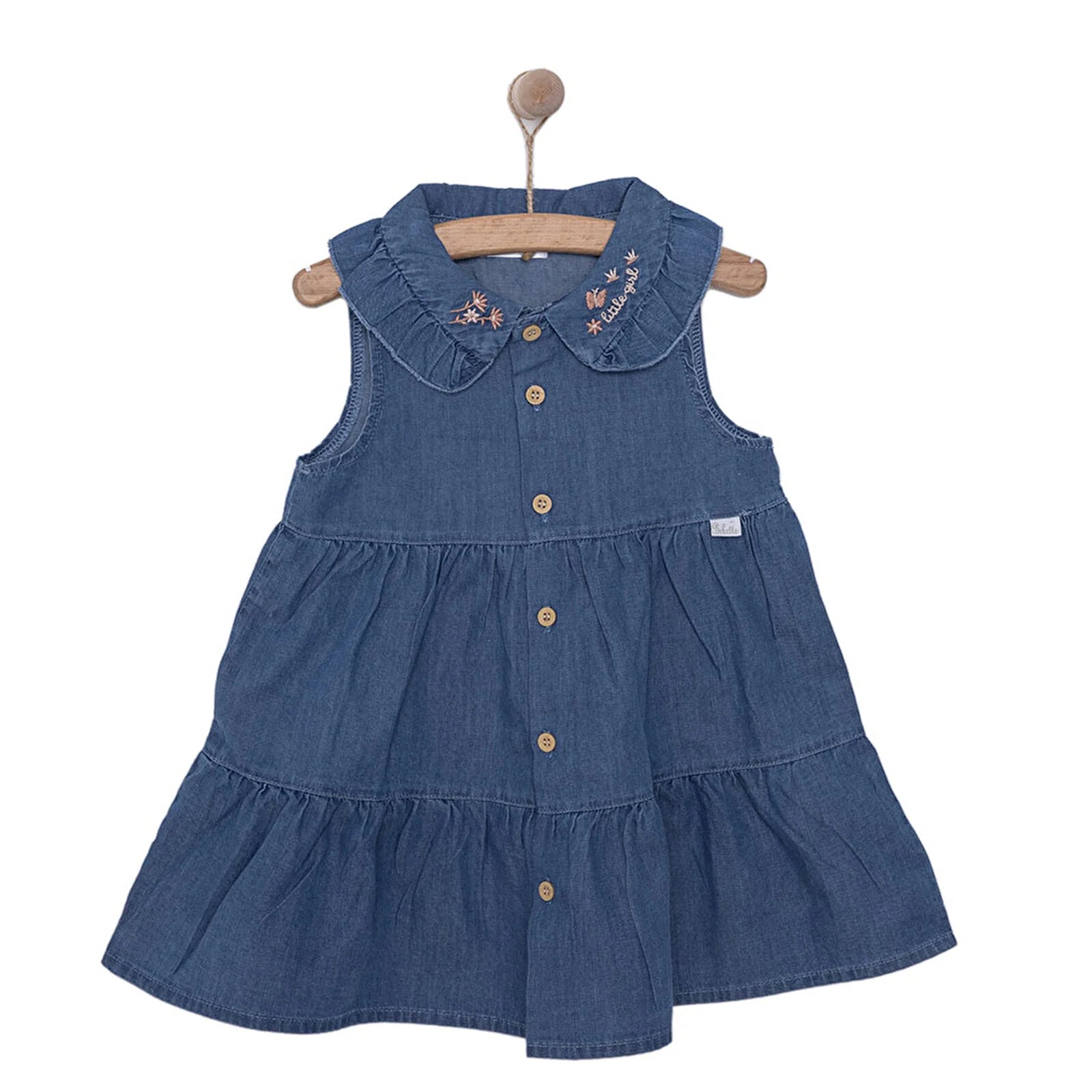 Bebetto Ponpon Team Girl Dress - Indigo - ebebek - Black Friday