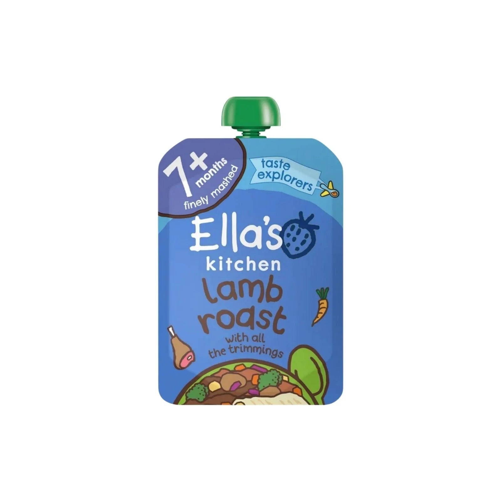 Ella's Kitchen Organic Lamb Roast Dinner Baby Food Pouch 7+ months 130g - ebebek - Black Friday
