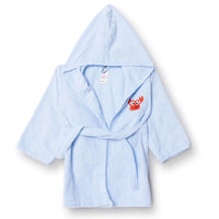 Little Dreams Boy Baby Bathrobe - Blue Blue - ebebek