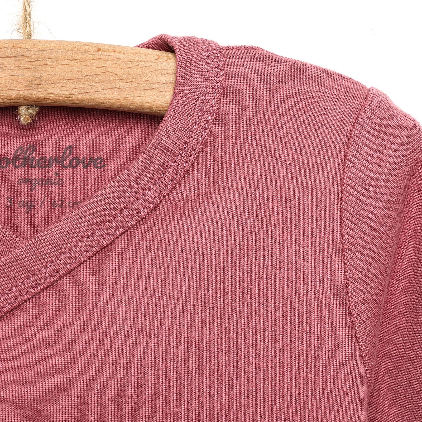 Motherlove Newborn Organic Sleeve Bodysuit - Dark Pink - ebebek - Black Friday