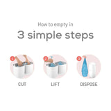 Angelcare Nappy Disposal System - White - ebebek - Black Friday