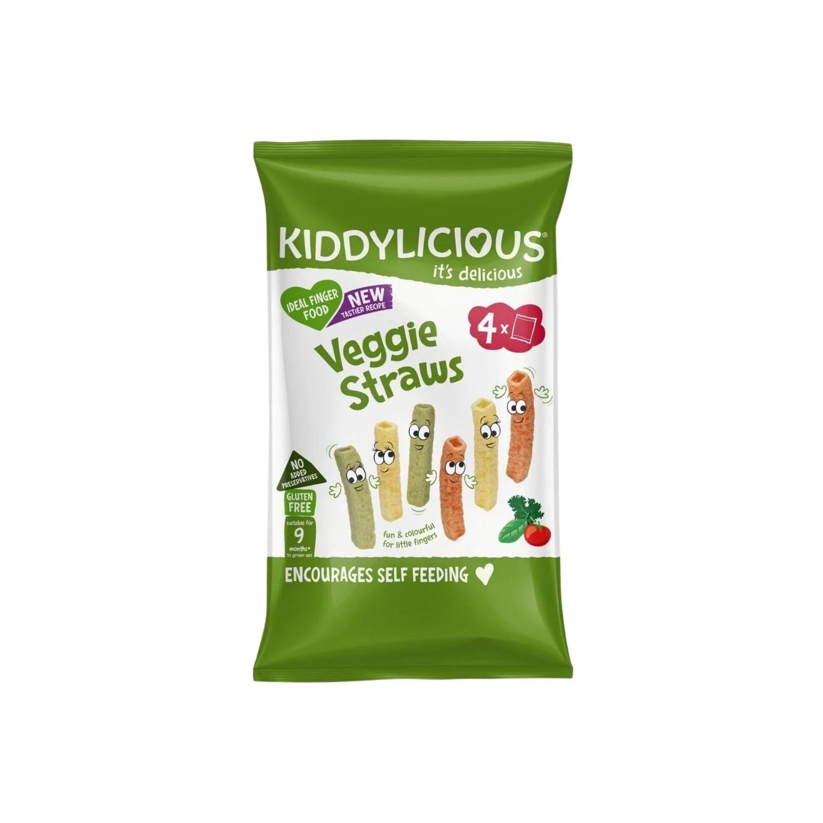 Kiddylicious Veggie Straws Multi 9+ months 48g (4x12g) - ebebek - Black Friday