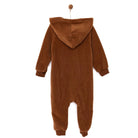 HelloBaby Basic Fleece Jumpsuit - Brown - ebebek - Black Friday
