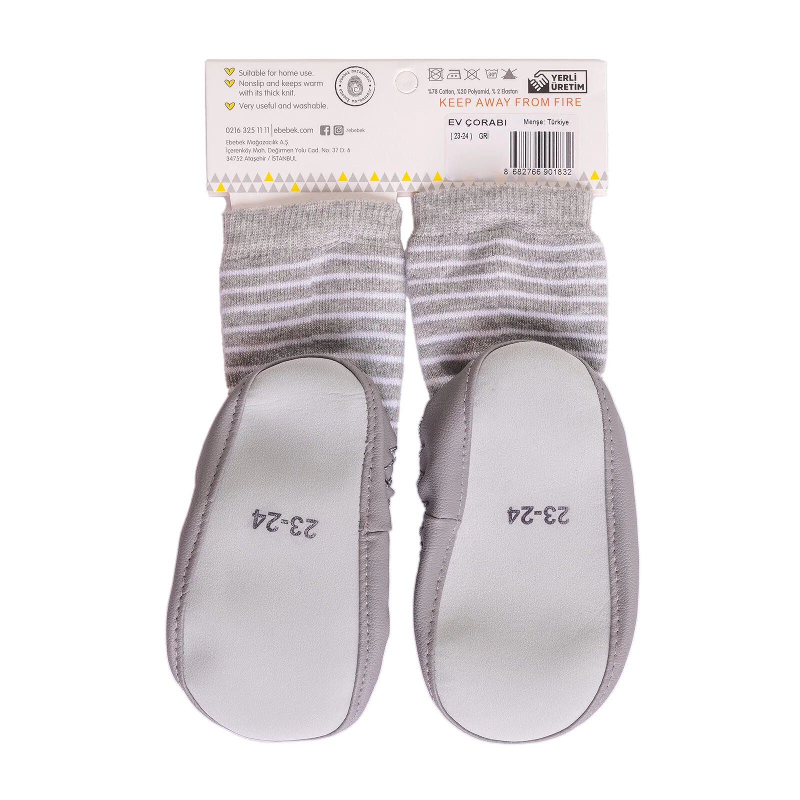 Minissa Baby Boy Pack of 3 Socks - White - ebebek - Black Friday