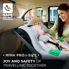 Kinderkraft Newly Mink Pro 4 - in - 1 Travel System - Classic Black - ebebek - Black Friday