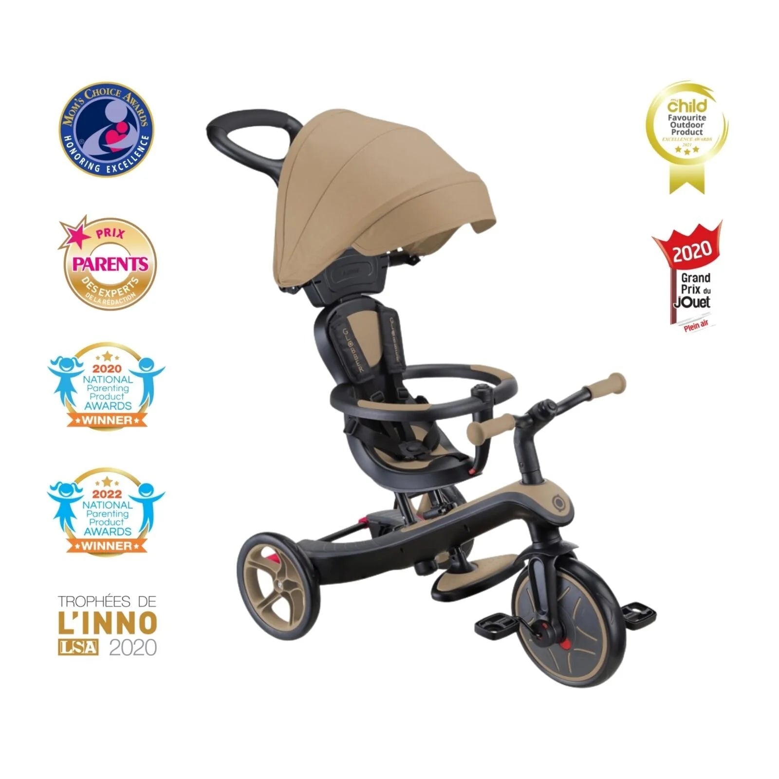 Globber Explorer Trike 4 - in - 1 - Sand - ebebek - Black Friday